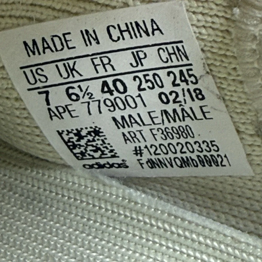 Adidas Yeezy Boost 350 V2 Butter Mens Size 7 Sneakers F36980 Primeknit Gum Sole